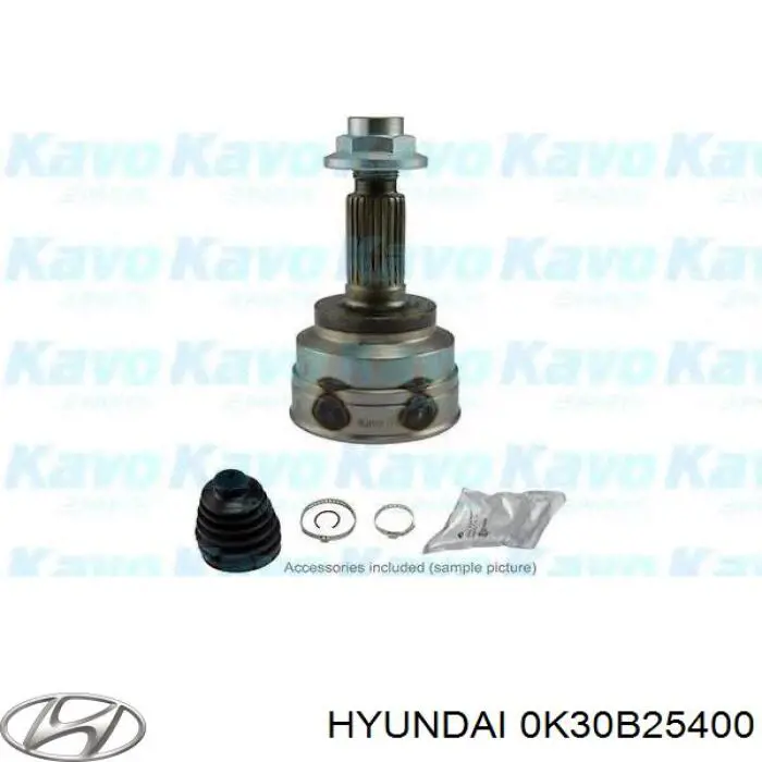 Правая полуось OK30B25400 Hyundai/Kia