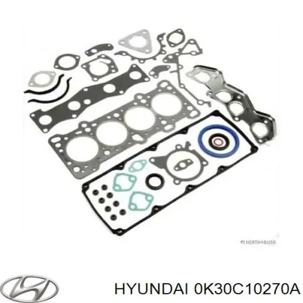 Комплект прокладок двигателя 0K30C10270A Hyundai/Kia