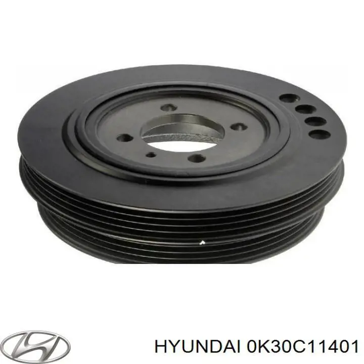 Шкив коленвала 0K30C11401 Hyundai/Kia