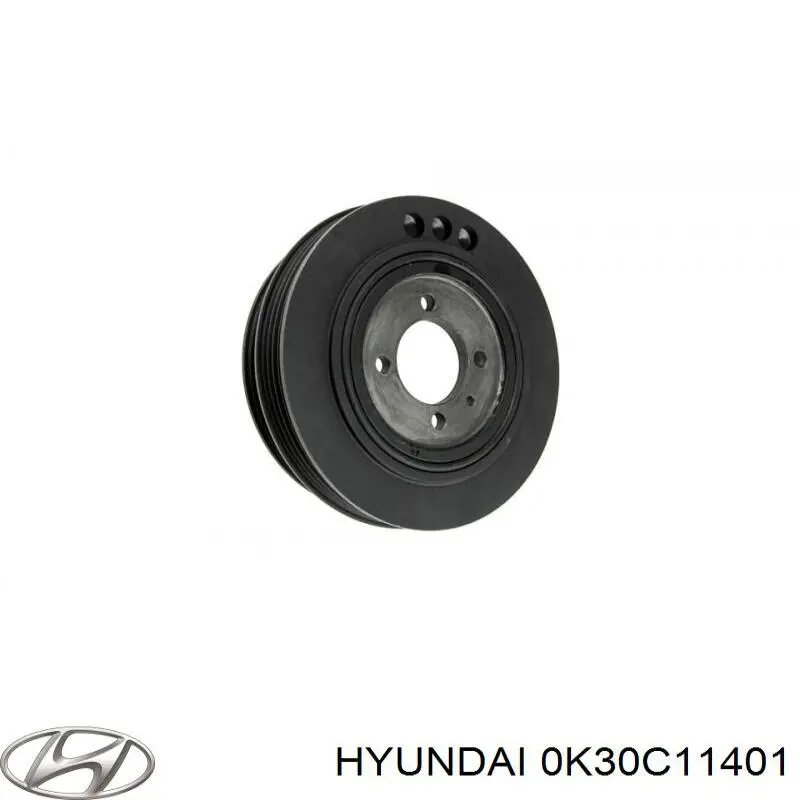 Купить 0K30C11401 Hyundai/Kia Шкив-демпфер коленвала
