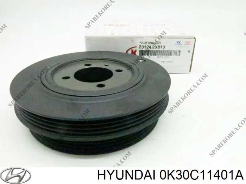 Шкив коленвала (демпфер) Hyundai/Kia 0K30C11401A цена, от 38.23 USD
