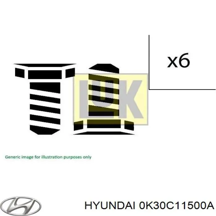 Маховик двигателя Hyundai/Kia 0K30C11500 цена, от 35.47 USD