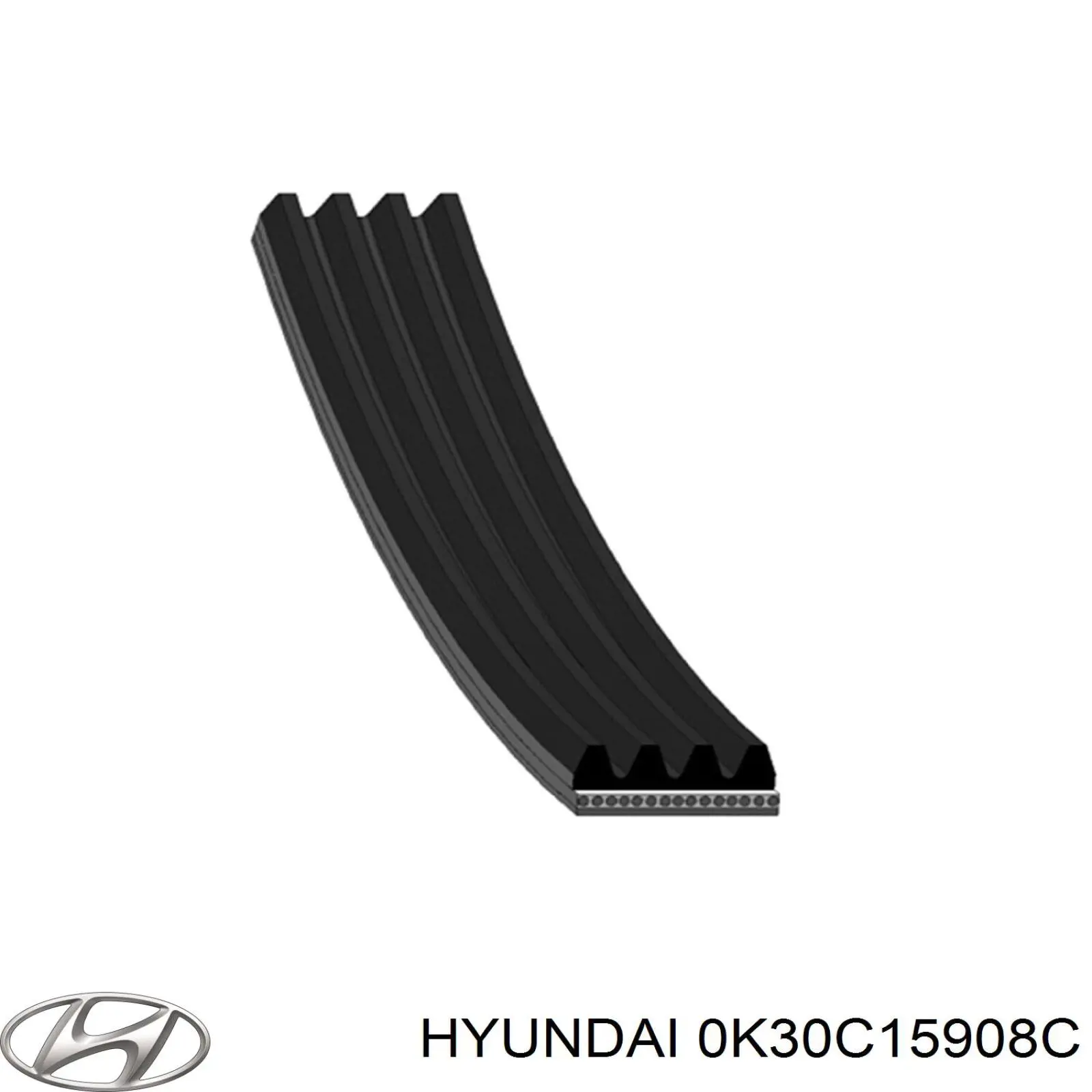 Клиновый ремень Hyundai/Kia 0K30C15908C цена, от 5.93 USD