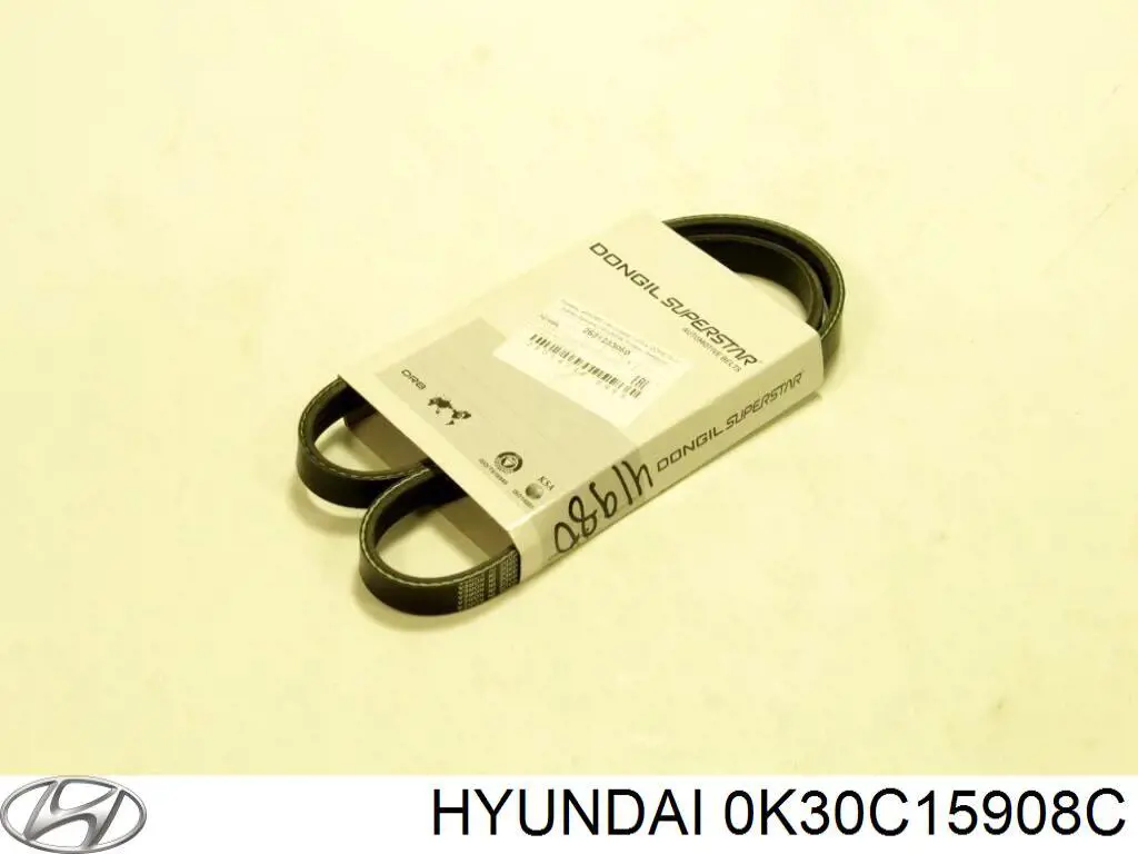 Купить 0K30C15908C Hyundai/Kia Ремень генератора