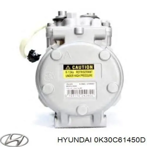 Компрессор кондиционера 0K30C61450D Hyundai/Kia