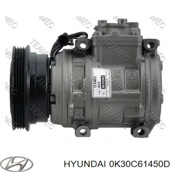 Компрессор системы кондиционирования Hyundai/Kia 0K30C61450D цена, от 121.40 USD