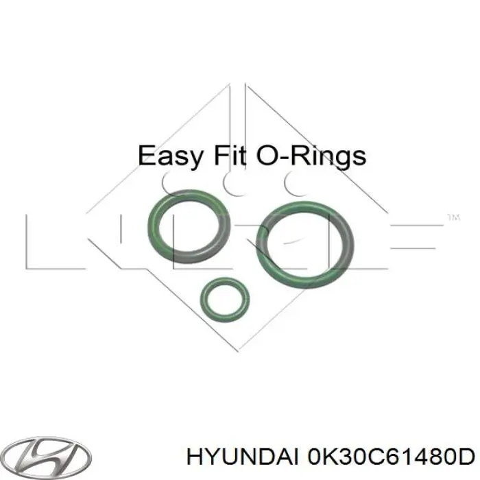 0K30C61480D Hyundai/Kia Конденсатор
