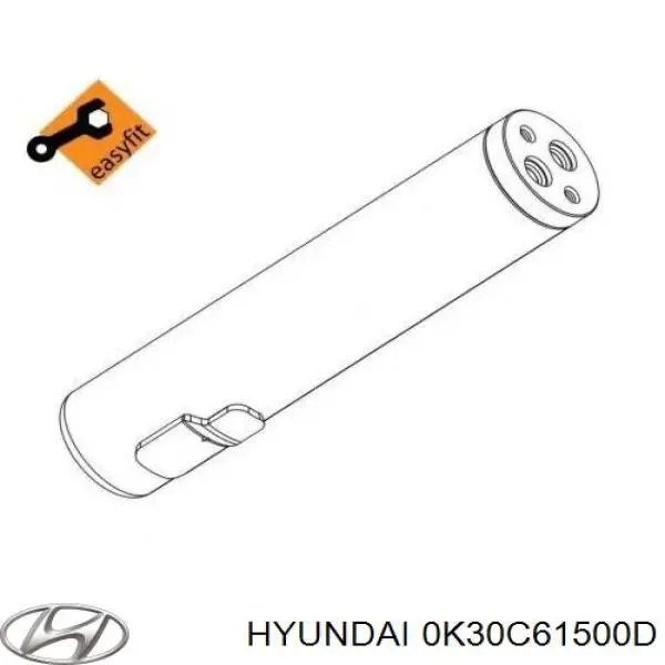 Осушитель кондиционера Hyundai/Kia 0K30C61500D цена, от 17.48 USD