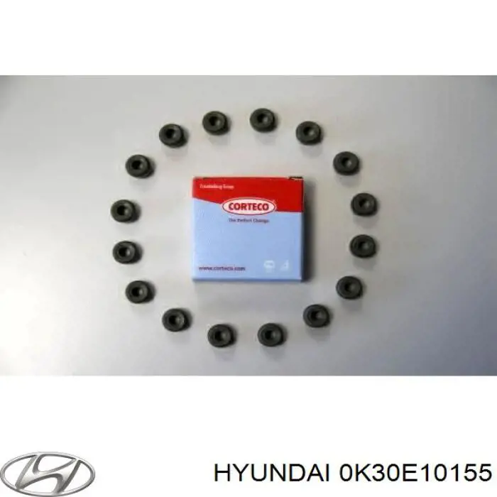 OK30E10155 Hyundai/Kia сальник клапана (маслосъемный, впуск/выпуск)