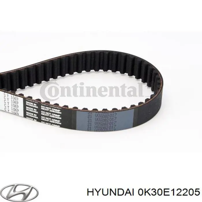 Зубчатый ремень Hyundai/Kia 0K30E12205 цена, от 16.58 USD