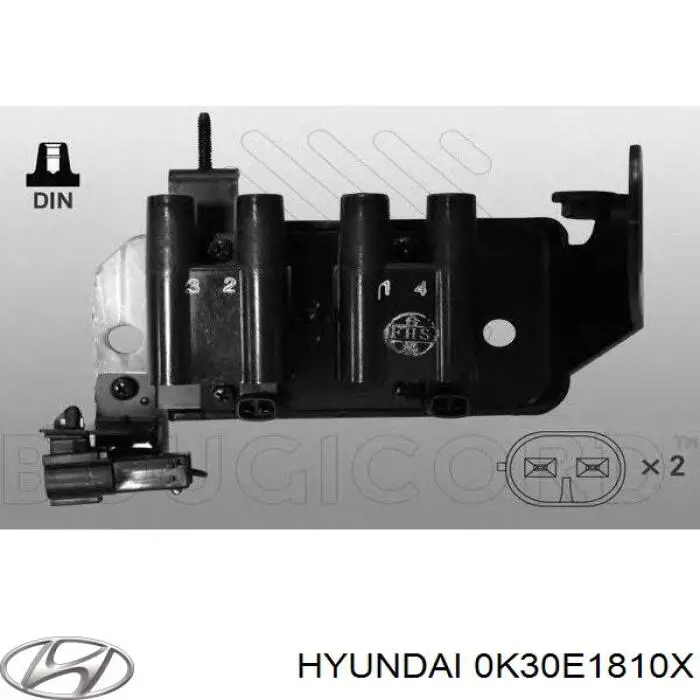 Модуль зажигания Hyundai/Kia 0K30E1810X цена, от 32.81 USD