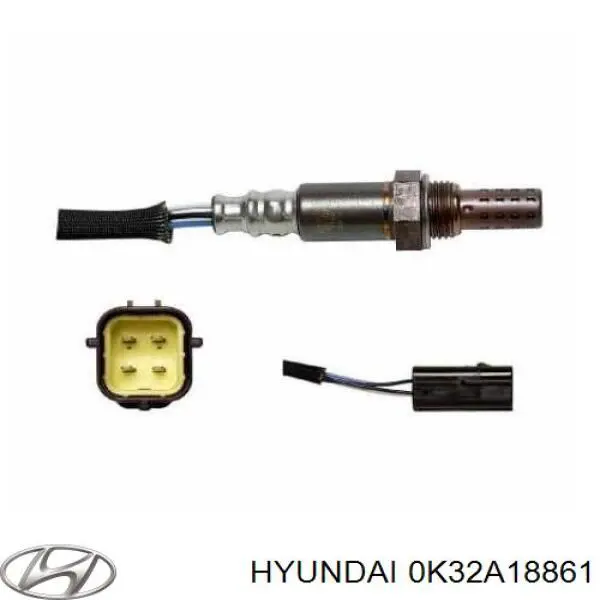 Купить 0K32A18861 Hyundai/Kia Датчик кислорода до катализатора