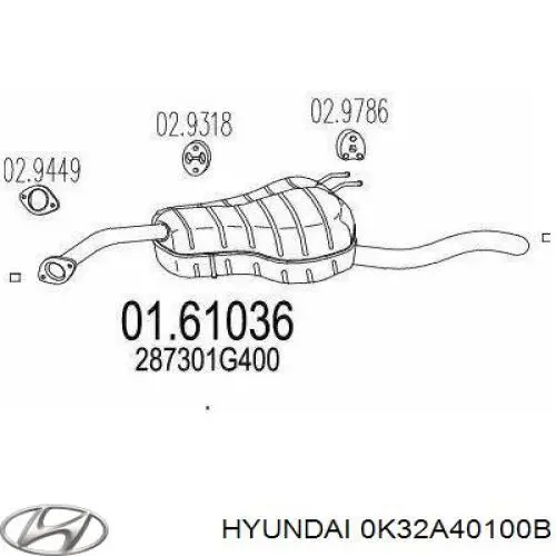 0K32A40100B Hyundai/Kia 