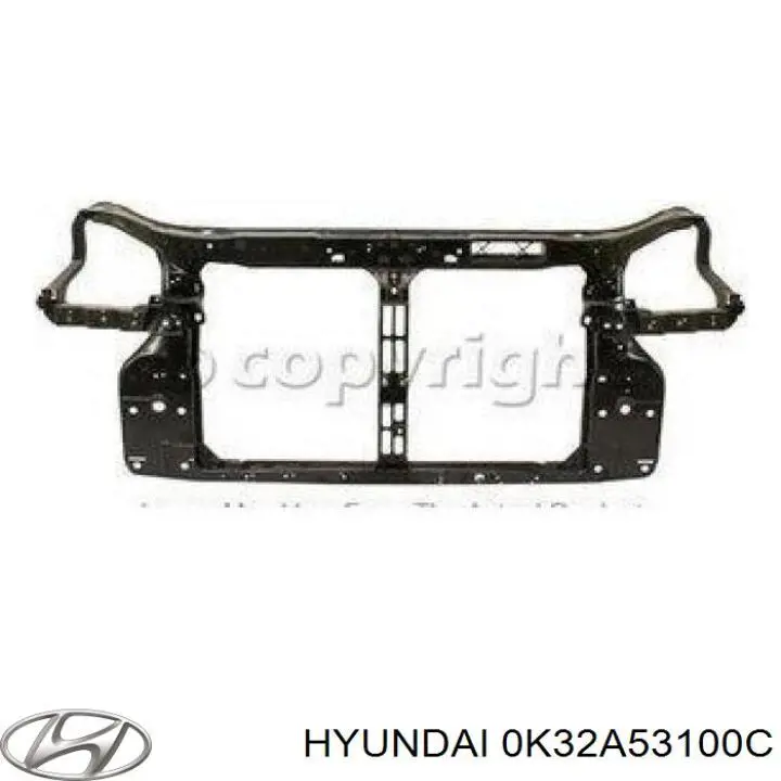 Рамка радиатора 0K32A53100C Hyundai/Kia