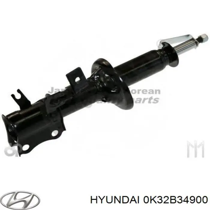 0K32B34900 Hyundai/Kia amortecedor dianteiro esquerdo