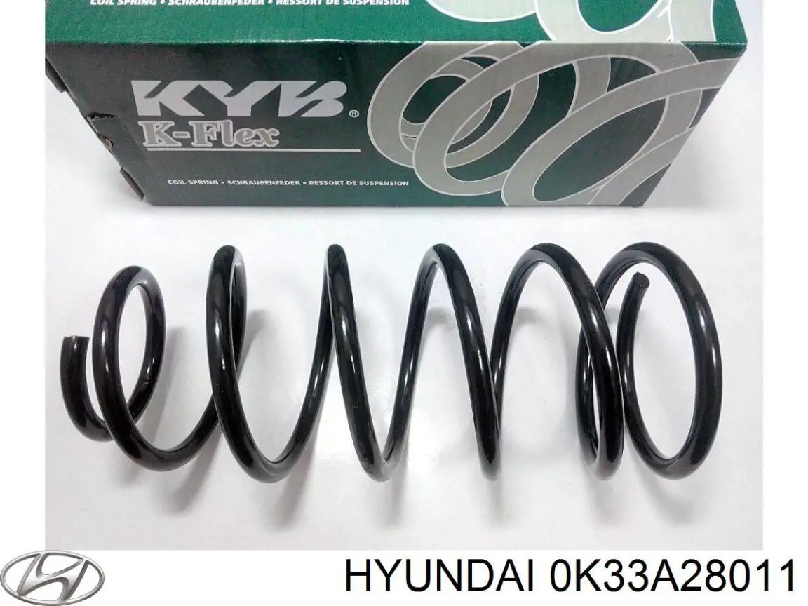 0K33A28011 Hyundai/Kia пружина задняя