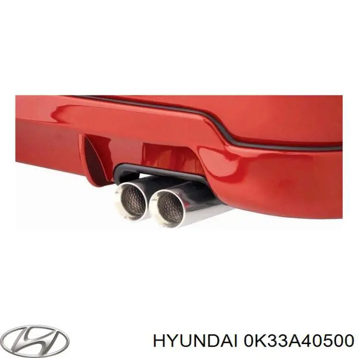 OK33A40500 Hyundai/Kia Штаны глушителя передние