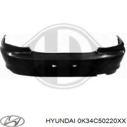 0K34C50220XX Hyundai/Kia Задний бампер