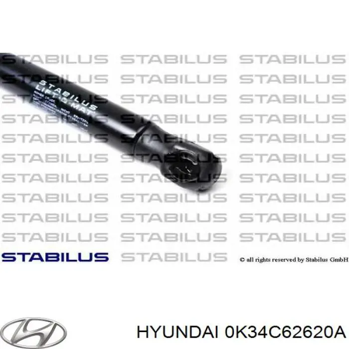 Амортизатор задней двери Hyundai/Kia 0K34C62620 цена, от 16.70 USD