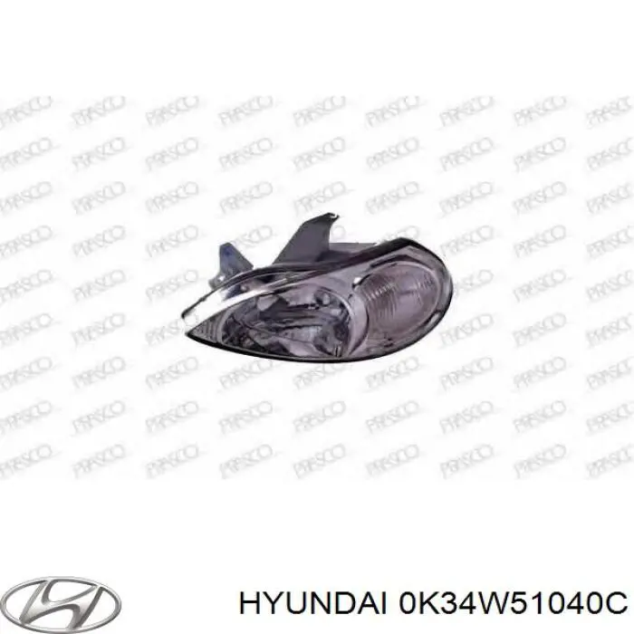 Фара левая Hyundai/Kia 0K34W51040C цена, от 44.66 USD