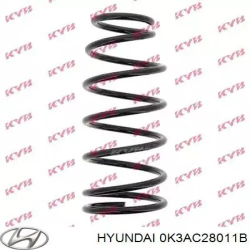 Пружина амортизатора Hyundai/Kia 0K3AC28011B цена, от 30.41 USD