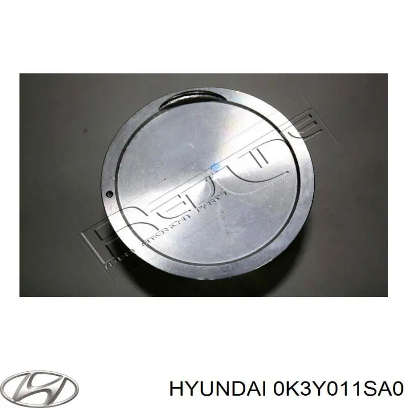 0K3Y011SA0 Hyundai/Kia поршень в комплекте на 1 цилиндр, std