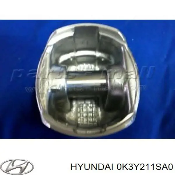 0K3Y211SA0 Hyundai/Kia pistão com passador sem anéis, std