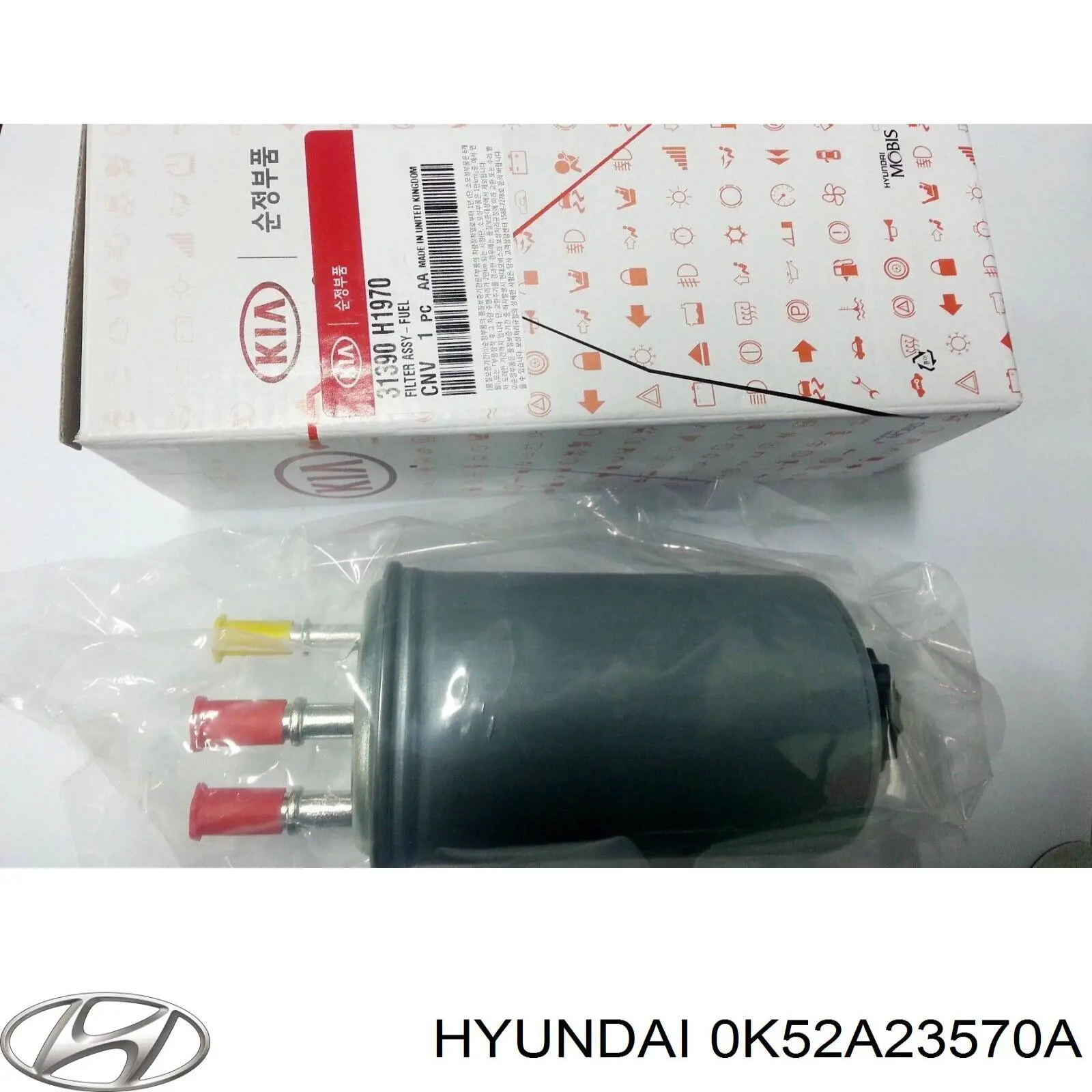 Купить 0K52A23570A Hyundai/Kia Фильтр-отстойник топлива грубой очистки