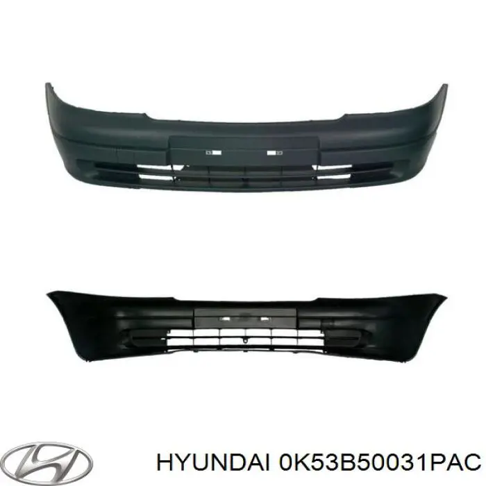Бампер передний Hyundai/Kia 0K53B50031PAC