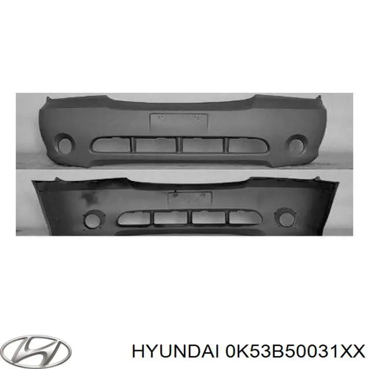 0K53B50031XX Hyundai/Kia Бампер передний в сборе