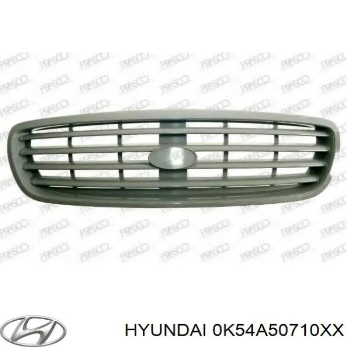 0K54A50710XX Hyundai/Kia решетка радиатора