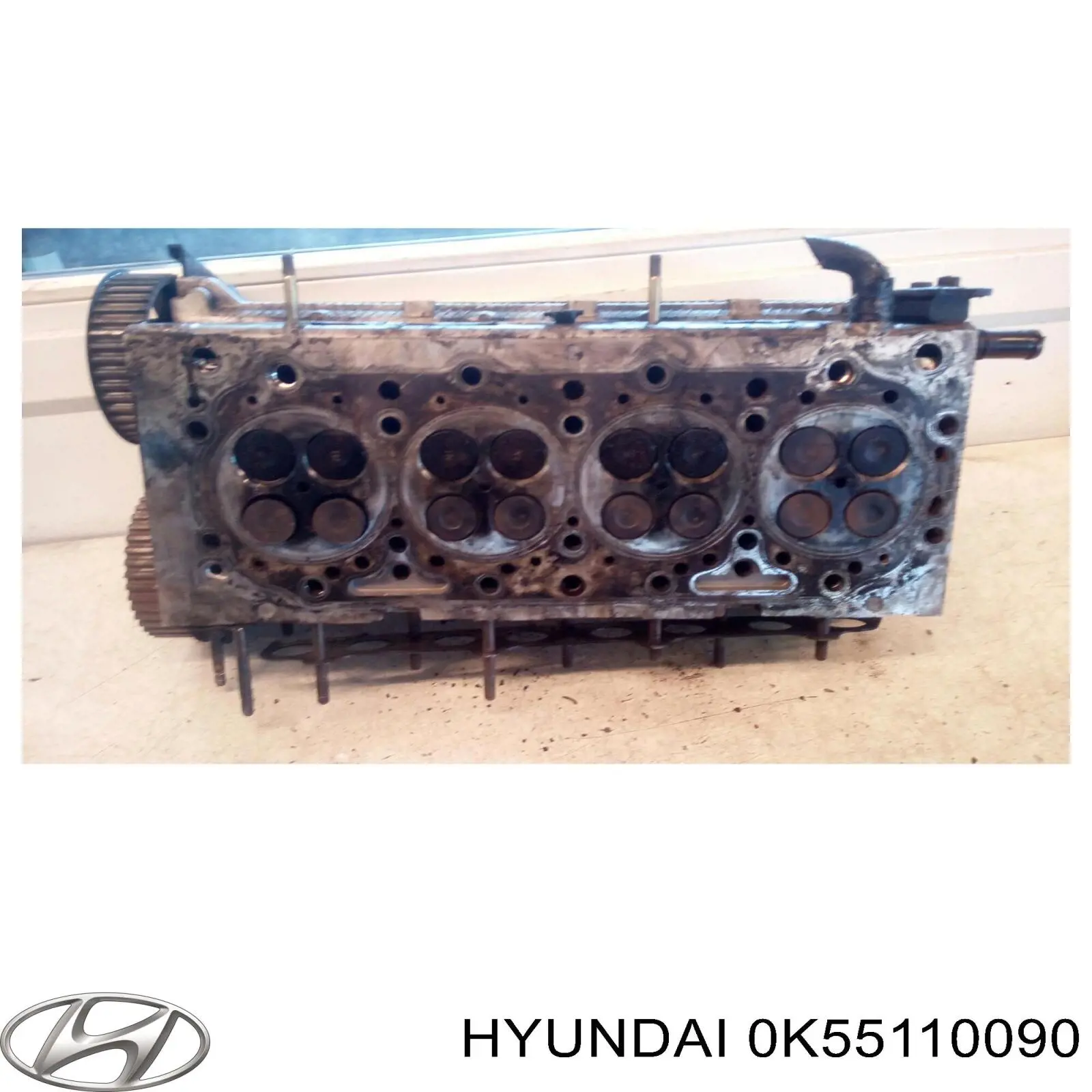 Головка блока цилиндров 0K55110100 Hyundai/Kia