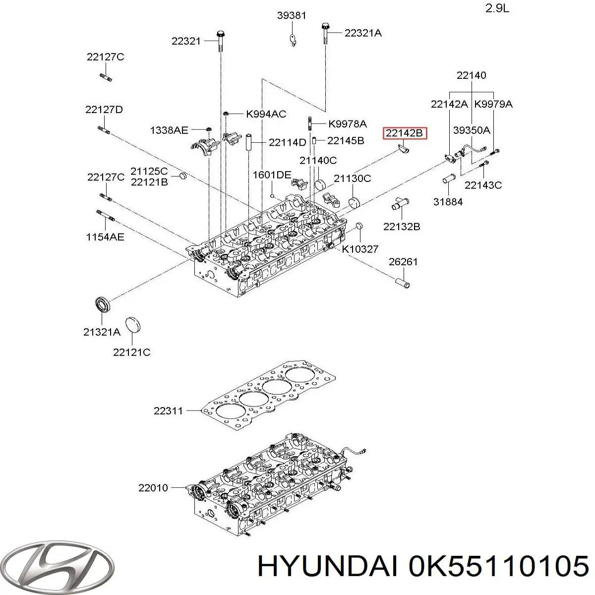  0K55110105 Hyundai/Kia