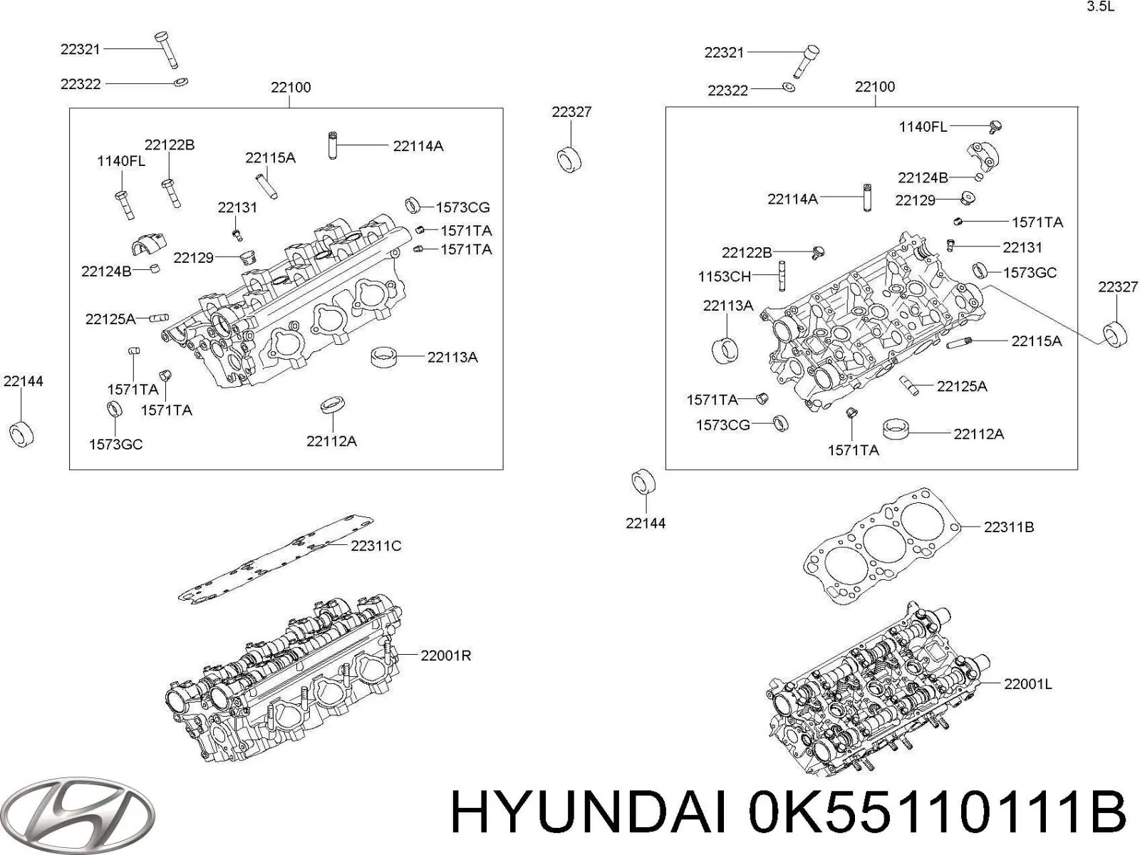  0K55110111B Hyundai/Kia