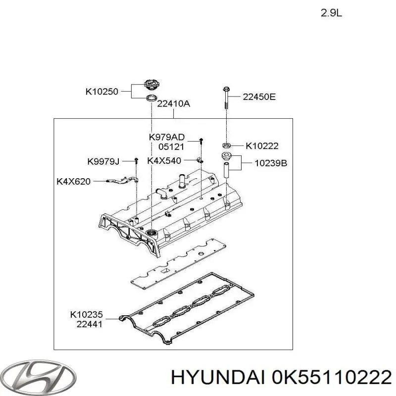  0K55110222 Hyundai/Kia