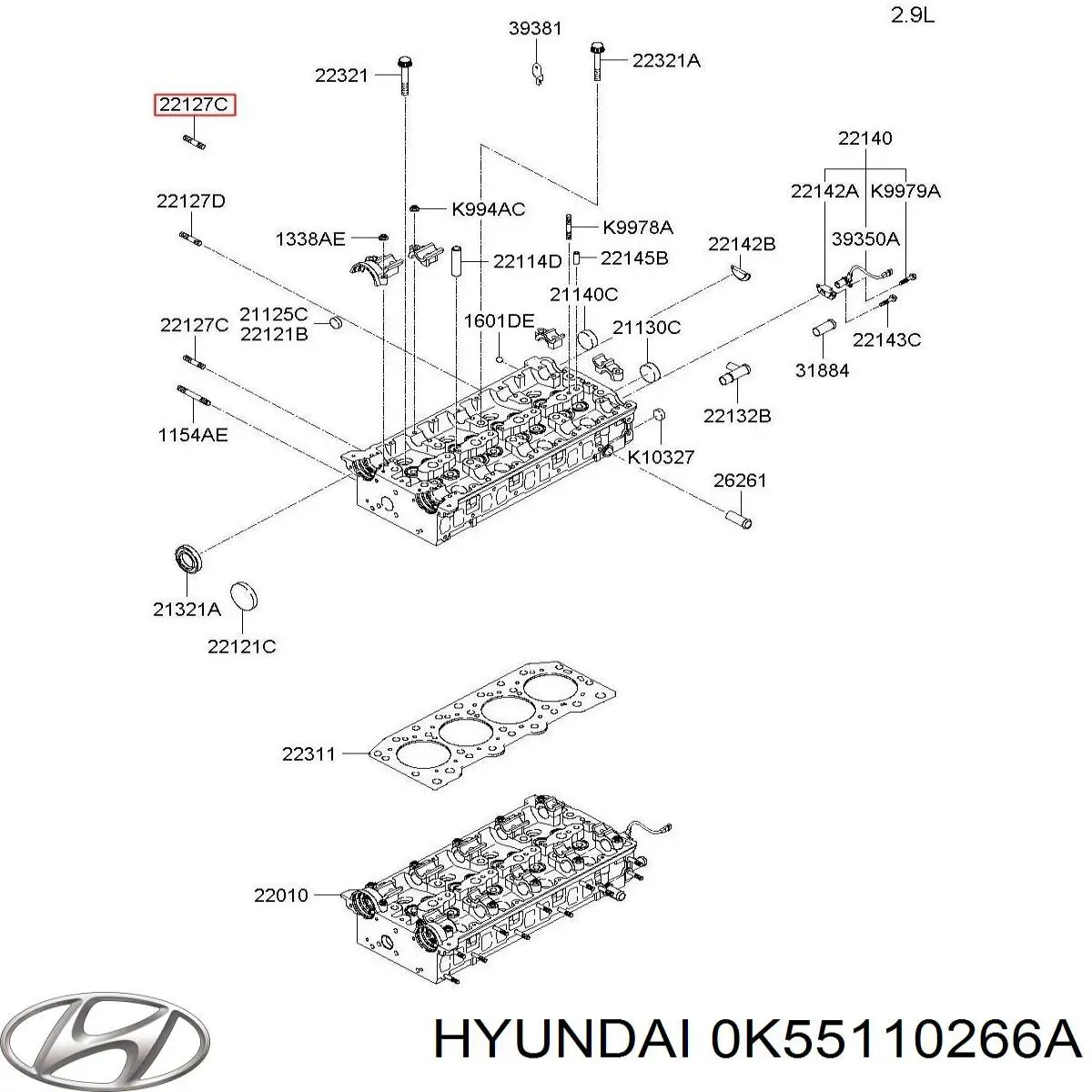  0K55110266A Hyundai/Kia