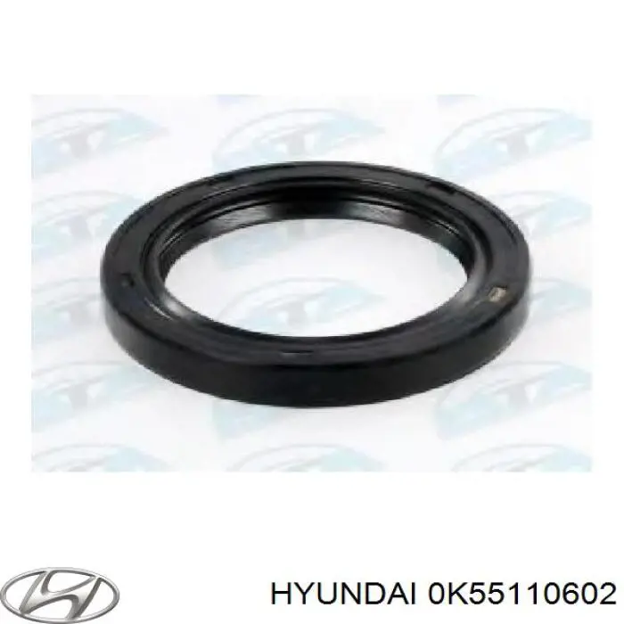 0K55110602 Hyundai/Kia vedação dianteira de cambota de motor