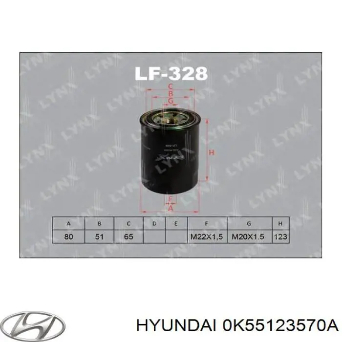 Купить 0K55123570A Hyundai/Kia Фильтр-отстойник топлива грубой очистки