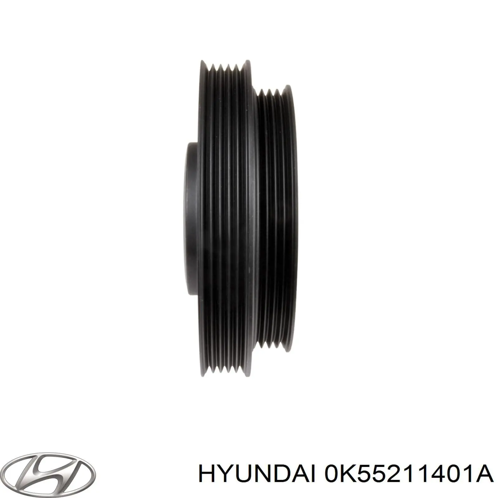 Шкив коленвала 0K55211401A Hyundai/Kia