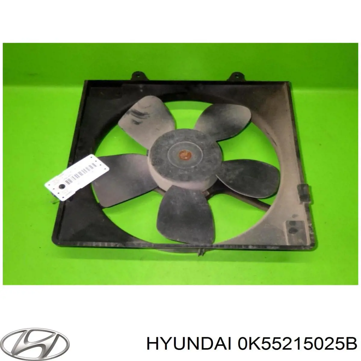 0K55215025B Hyundai/Kia диффузор радиатора охлаждения, в сборе с мотором и крыльчаткой