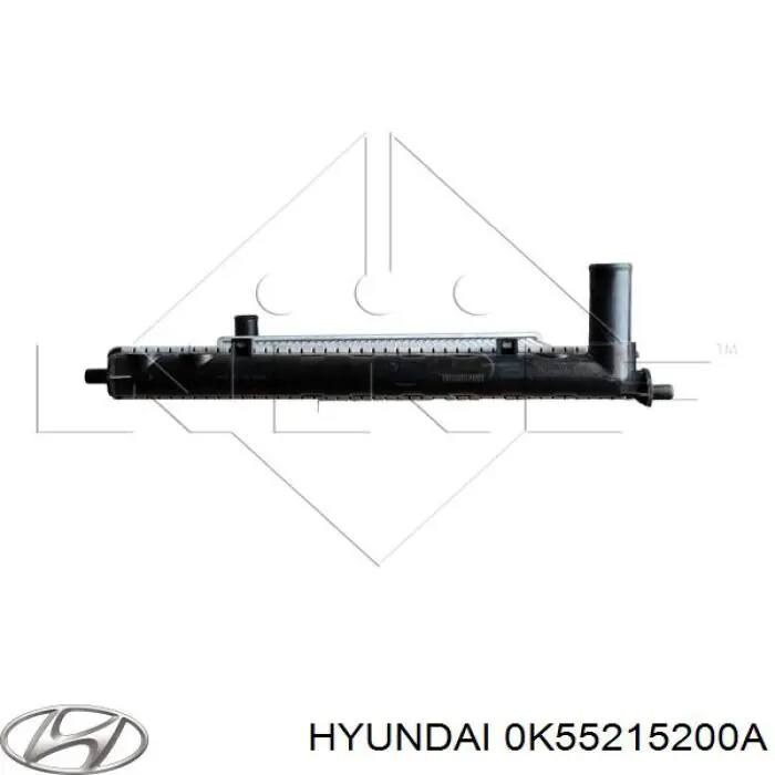 Радиатор охлаждения двигателя Hyundai/Kia 0K55215200A цена, от 138.82 USD