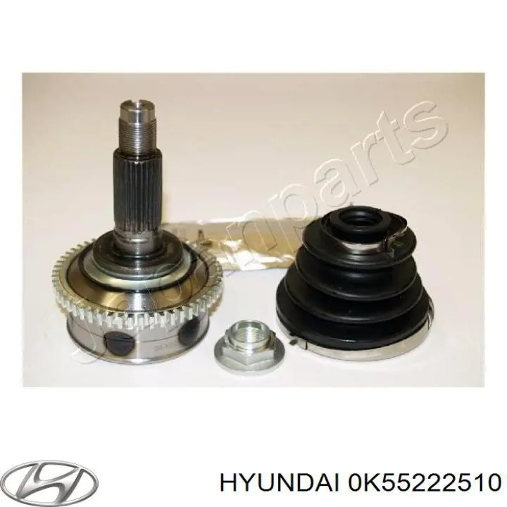 0K55222510 Hyundai/Kia semieixo (acionador dianteiro direito)