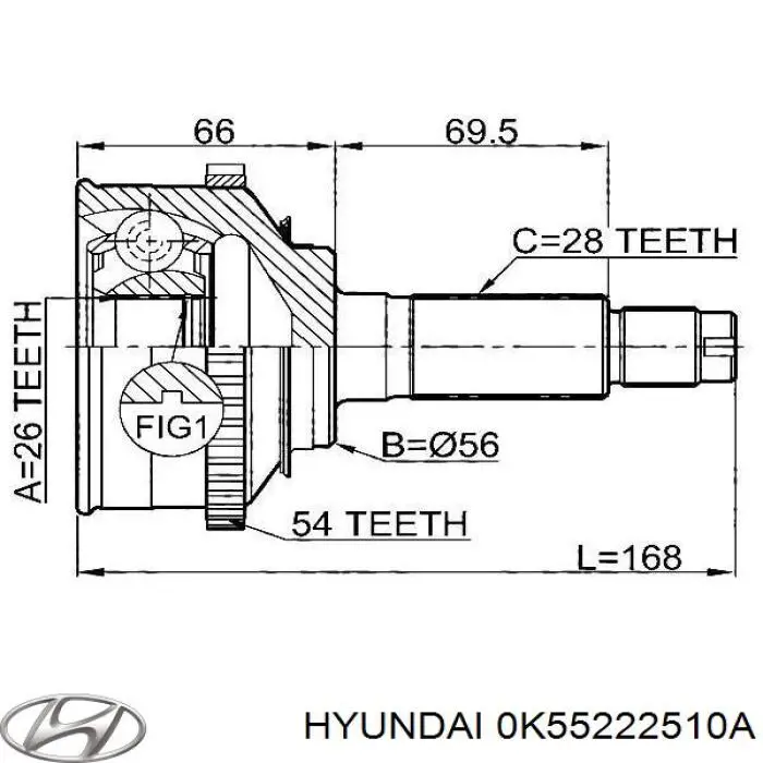 Привод передний правый Tangun J21018 цена, от 21.86 USD