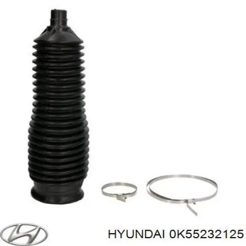 Bota de proteção do mecanismo de direção (de cremalheira) 0K55232125 Hyundai/Kia