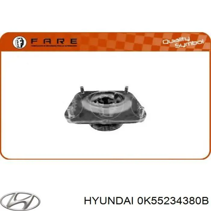 Опора амортизатора переднего 0K55234380B Hyundai/Kia