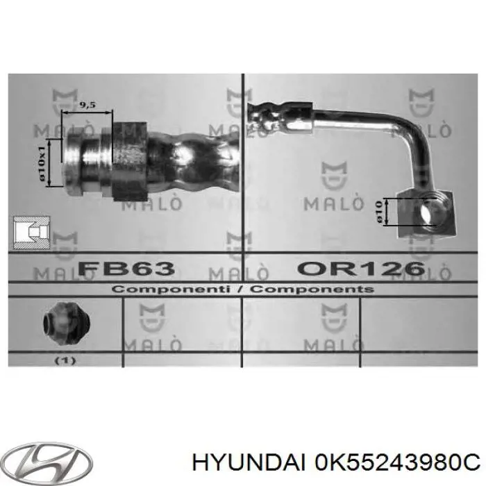 Тормозной шланг Adriauto 091202 цена, от 9.26 USD