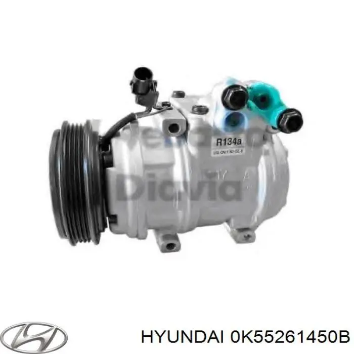 Компрессор кондиционера OK55261450A Hyundai/Kia