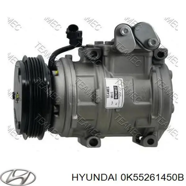 Компрессор системы кондиционирования Hyundai/Kia OK55261450A цена, от 135.31 USD