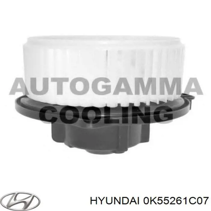 0K55261C07 Hyundai/Kia Электромотор печки