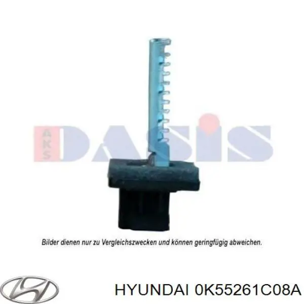 Купить 0K55261C08A Hyundai/Kia Регулятор оборотов вентилятора печки